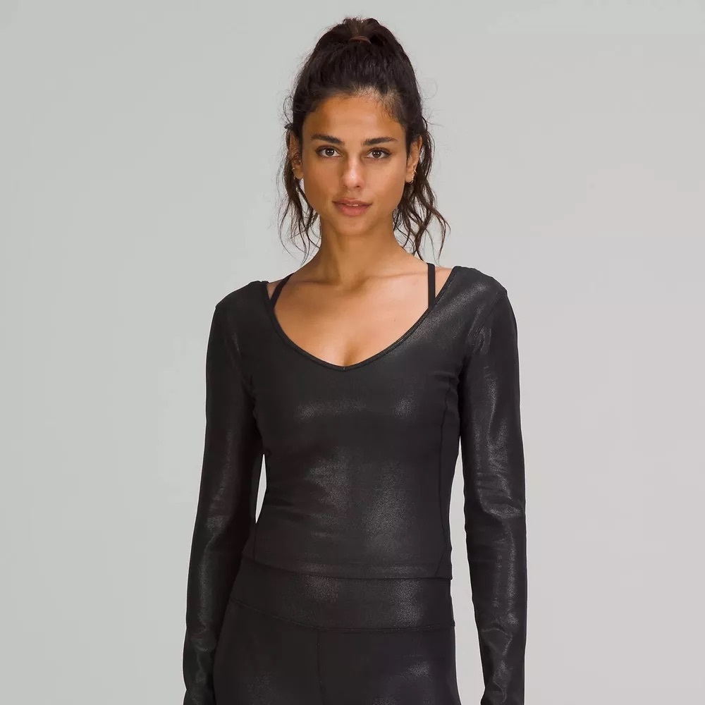 Lululemon Align Long Sleeve Shine Tee